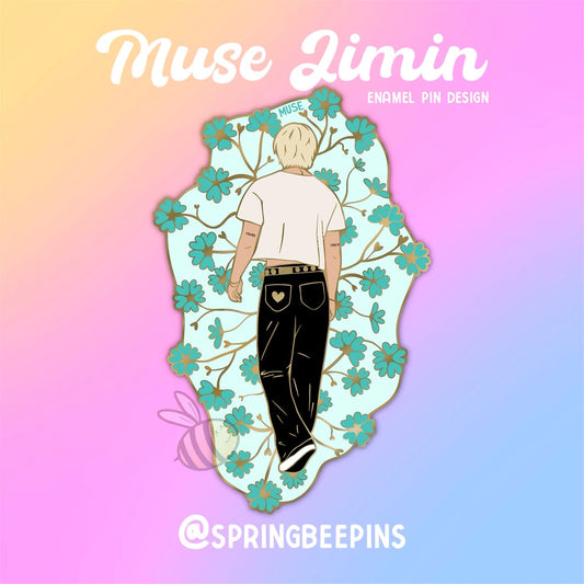 PREORDER Muse Jimin BTS enamel pin