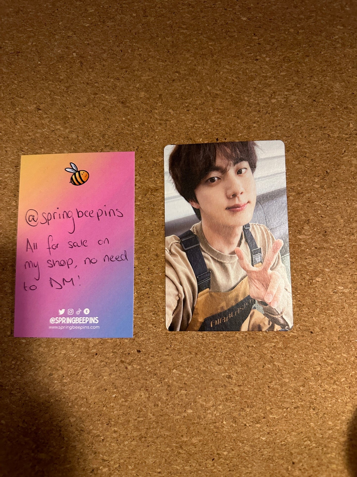 Photocards - BTS Seokjin